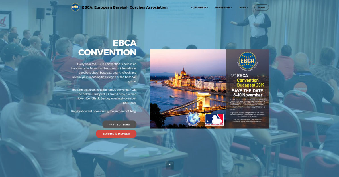 European Baseball Coaches Association (EBCA) - www.baseball-in-europe.com - Web Design by BOX